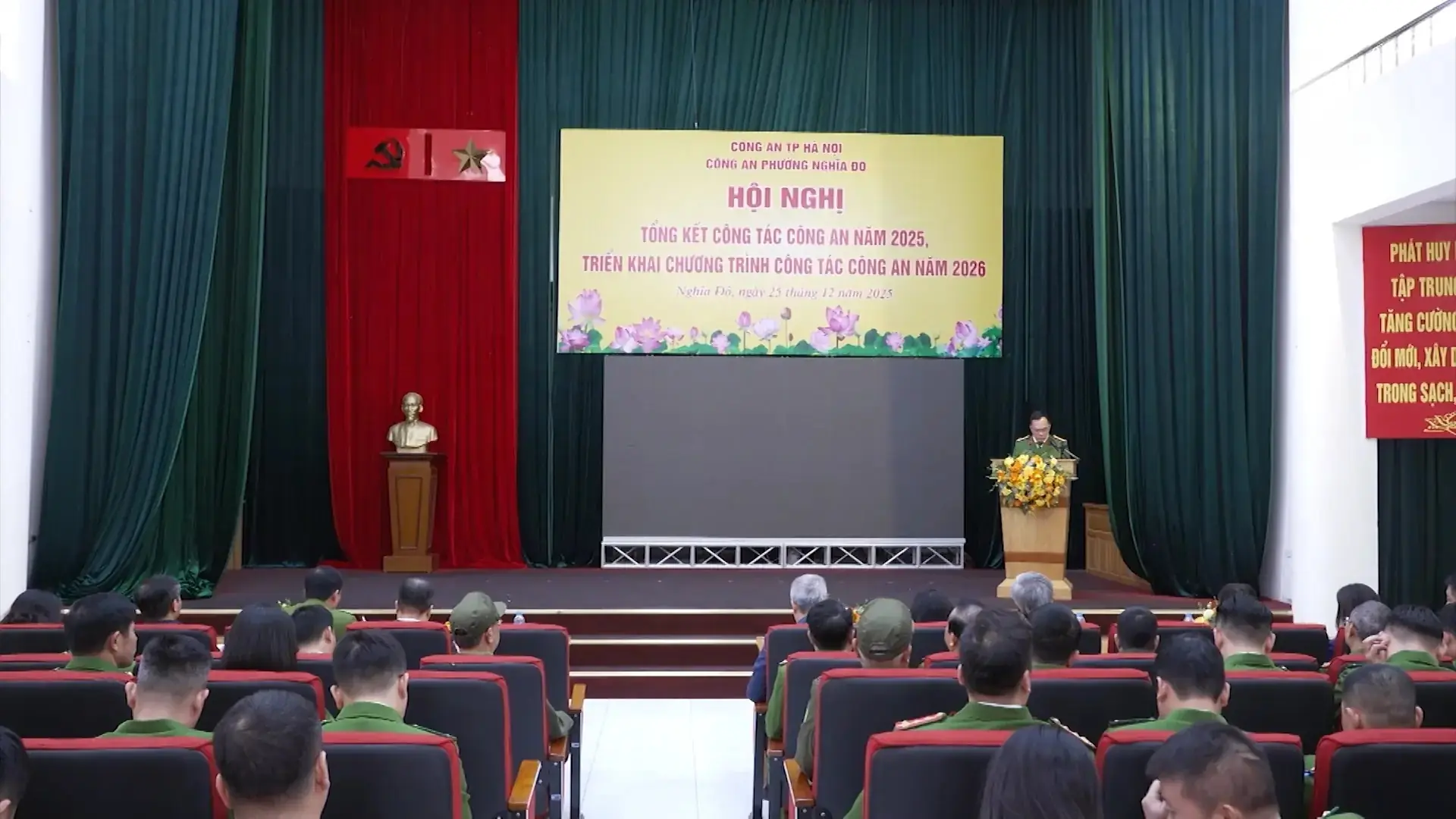 Giữ vững an ninh chính trị trên địa bàn phường Nghĩa Đô